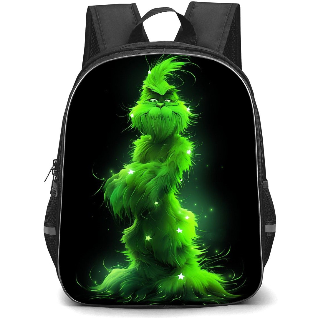 The Grinch Backpack StudentPack - The Grinch Standing Digital Art On Dark Background