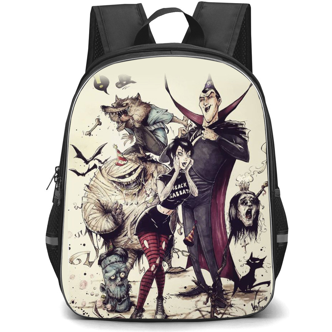 Hotel Transylvania Backpack School Bag StudentPack - Characters Laughing Retro Poster