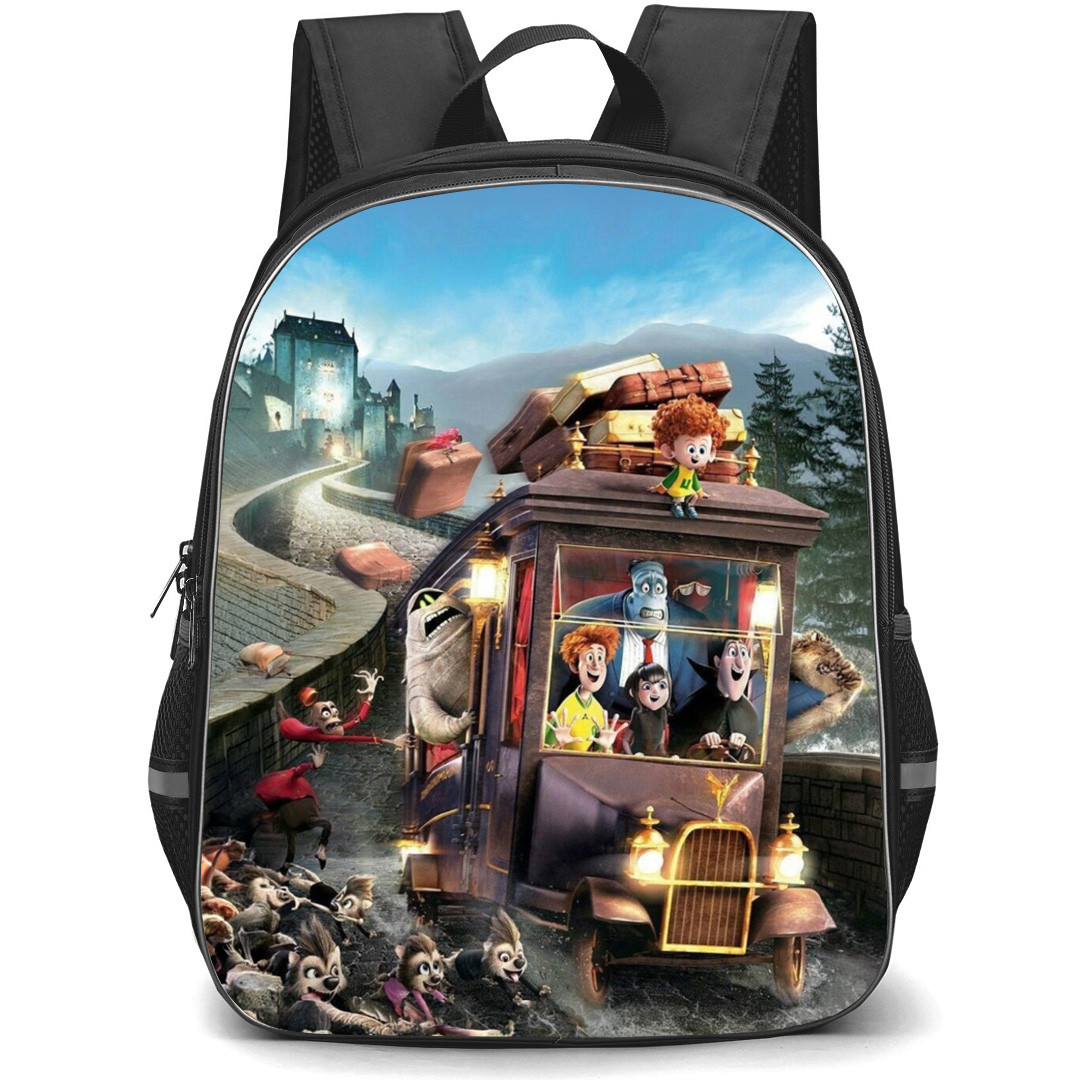 Hotel Transylvania Backpack School Bag StudentPack - Characters Ride in Care Poster