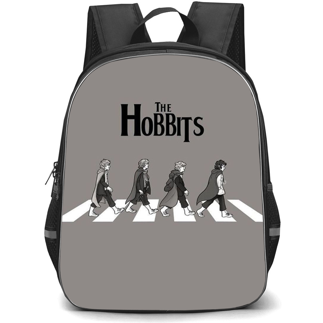 The Hobbits Backpack StudentPack - The Hobbits Abbey Road Gray Background Poster