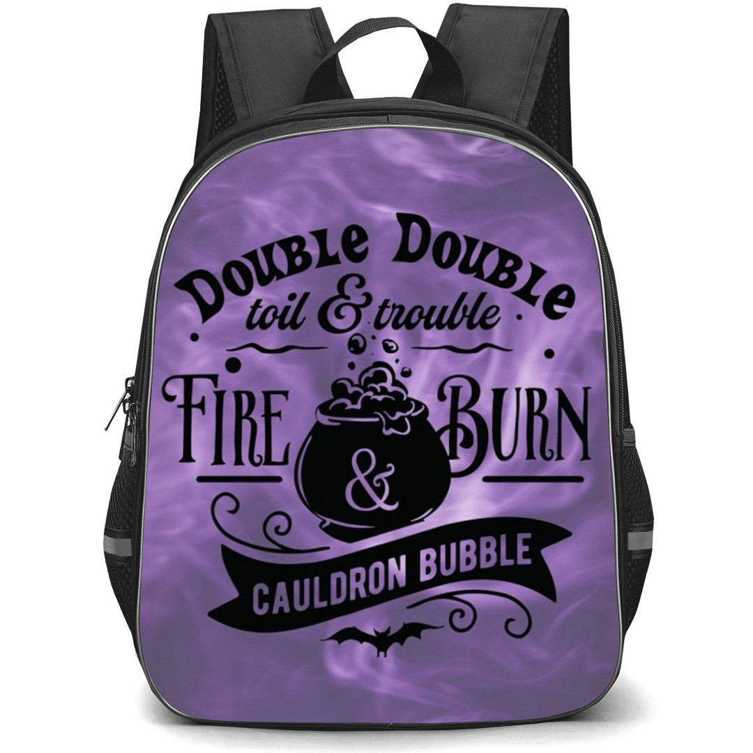 Hocus Pocus Backpack School Bag StudentPack - Cauldron Bubble Quote Poster