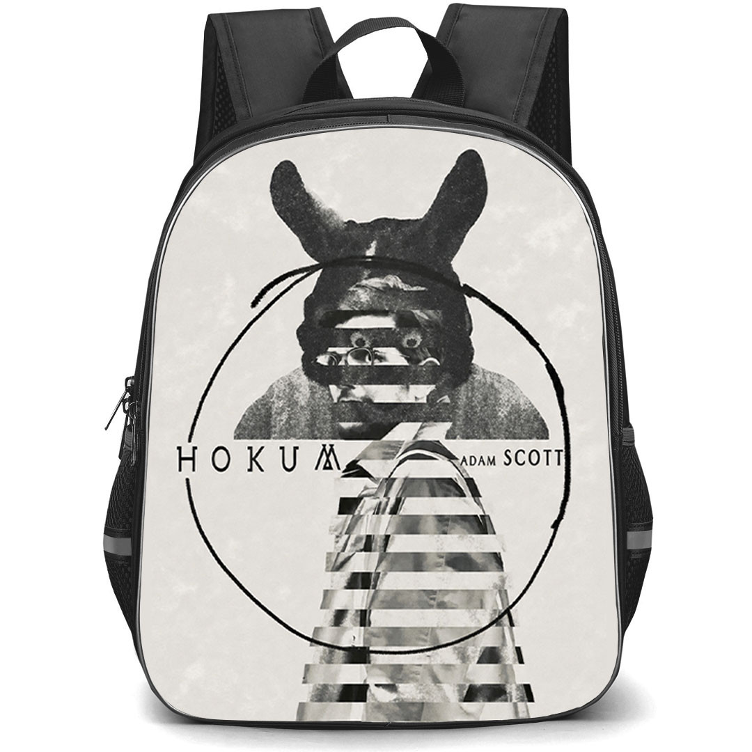 Hokum Adam Scott Backpack School Bag StudentPack - Adam Scott Glitch Rabbit Poster