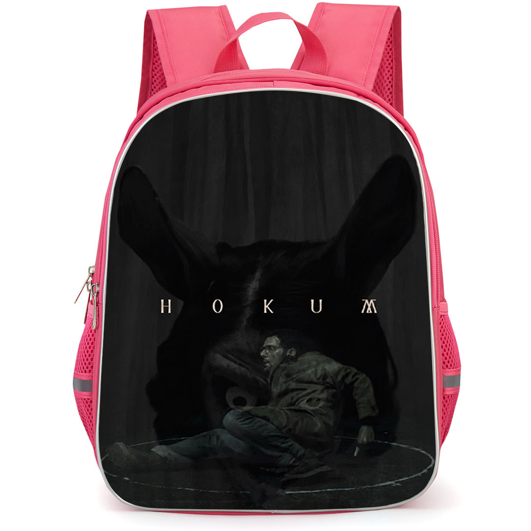 Hokum Backpack School Bag StudentPack - Hokum Shadow Rabbit Forest Poster