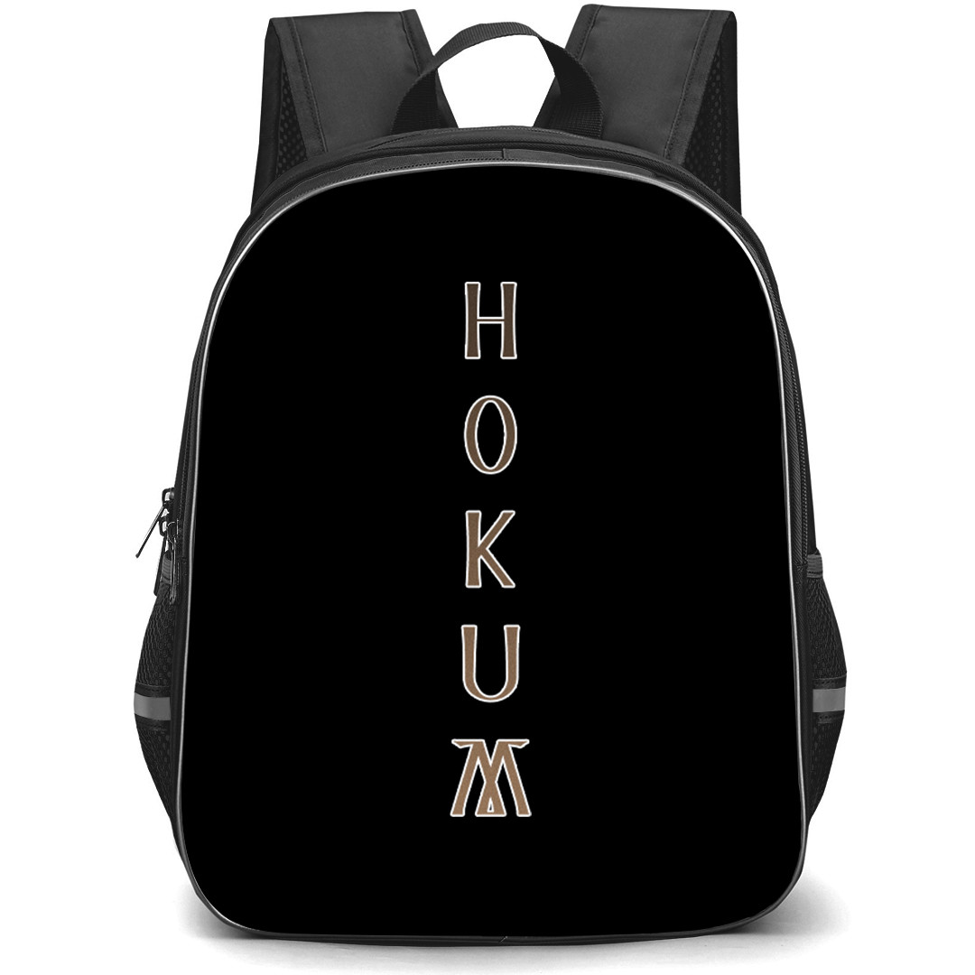 Hokum Backpack School Bag StudentPack - Hokum Vertical Logo Sticker