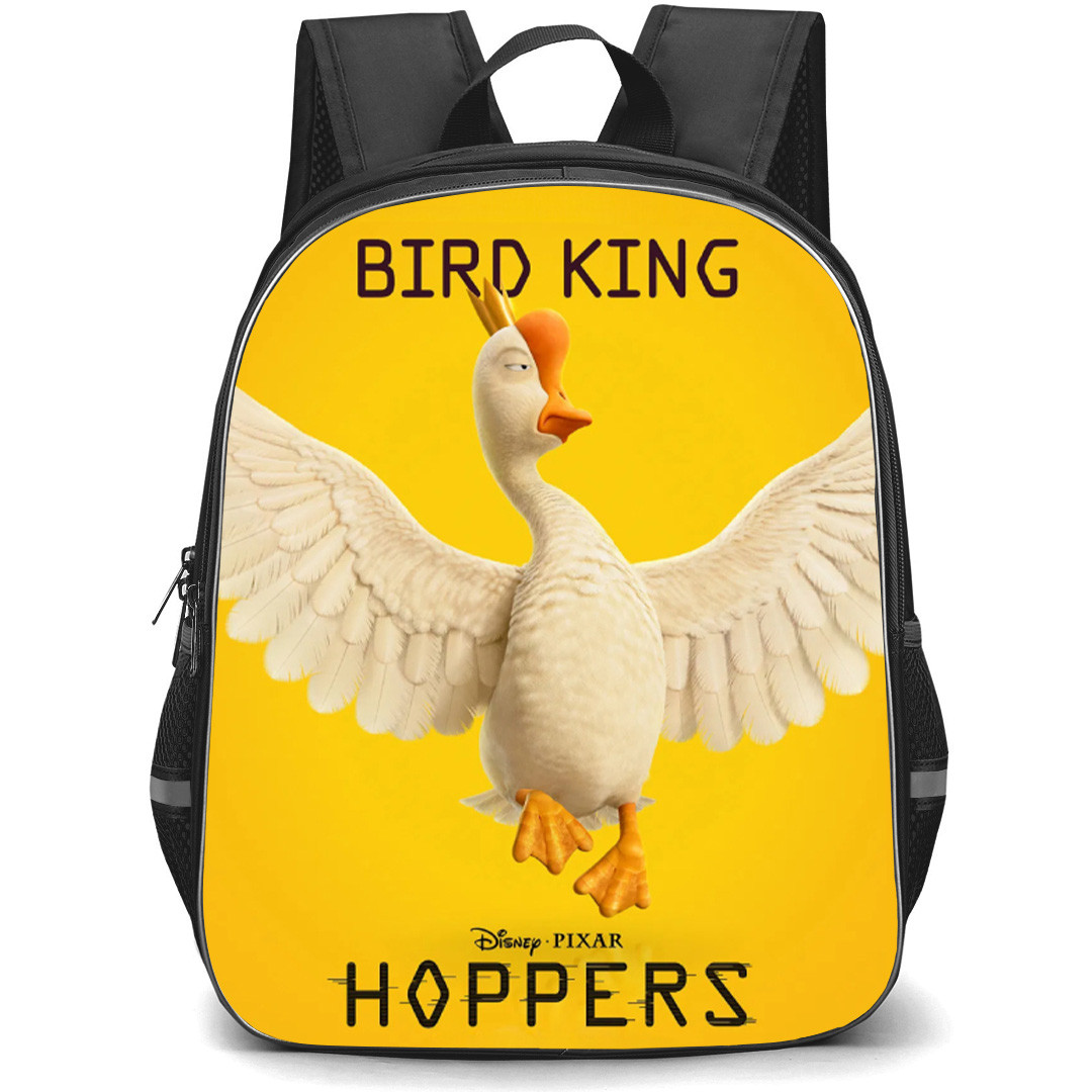 Hoppers Bird King Backpack School Bag StudentPack - Bird King Portrait Series Poster