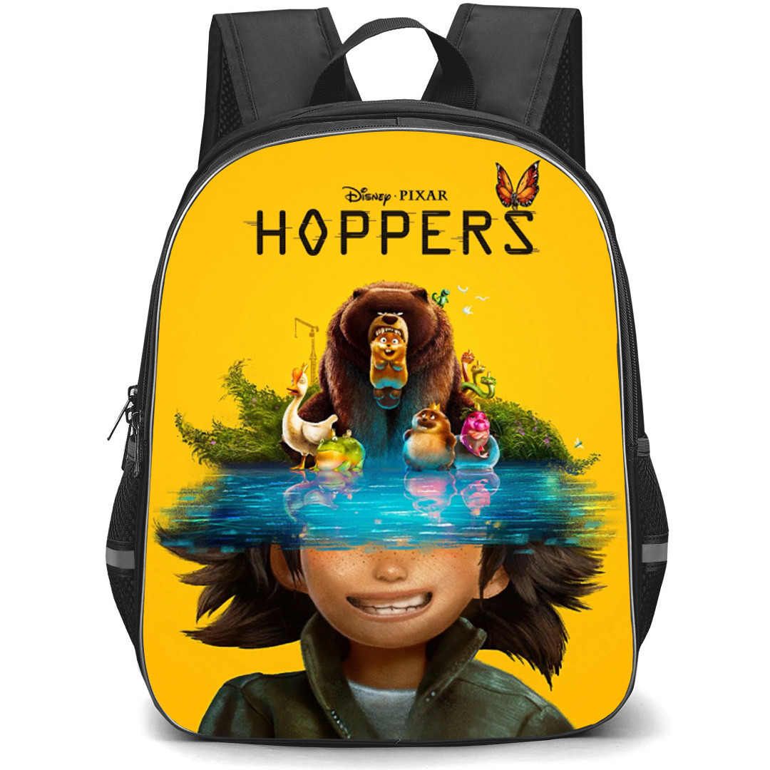 Hoppers Backpack School Bag StudentPack - Hoppers Smiling Portrait Series Poster