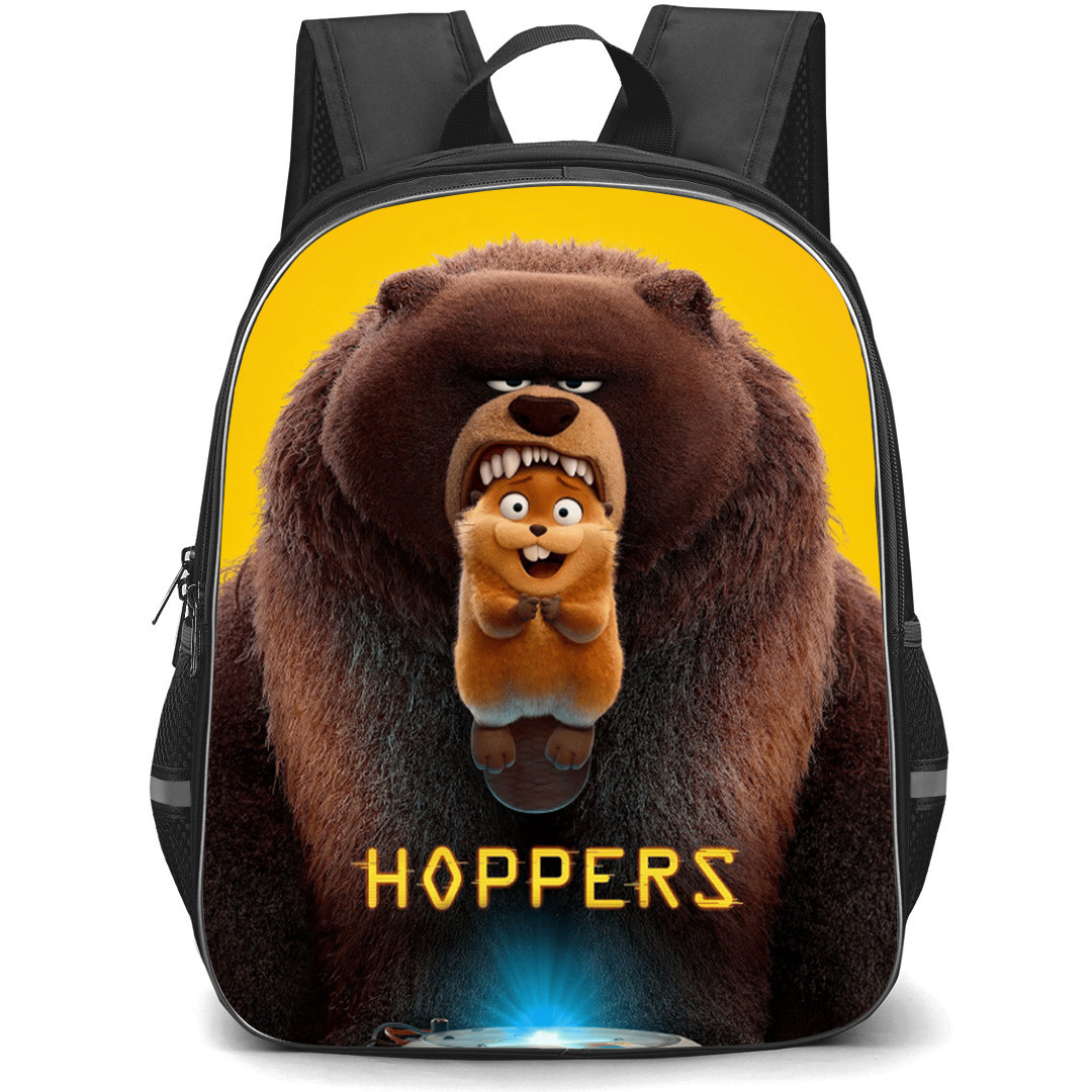 Hoppers Ellen Bear Backpack School Bag StudentPack - Ellen Bear Biting Series Poster