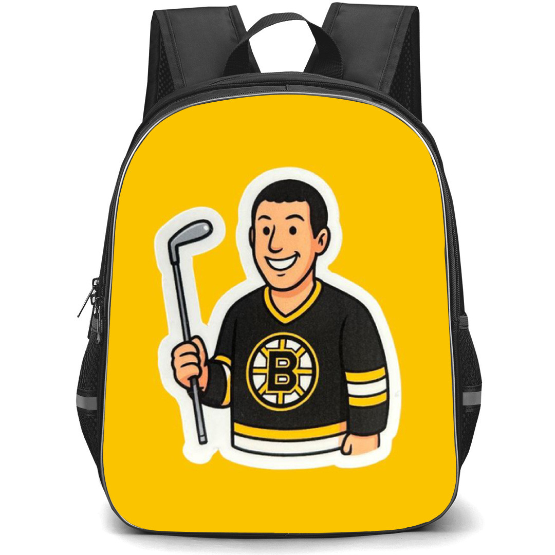 Happy Gilmore Backpack School Bag StudentPack - Smiling Portrait Cartoon Art Sticker