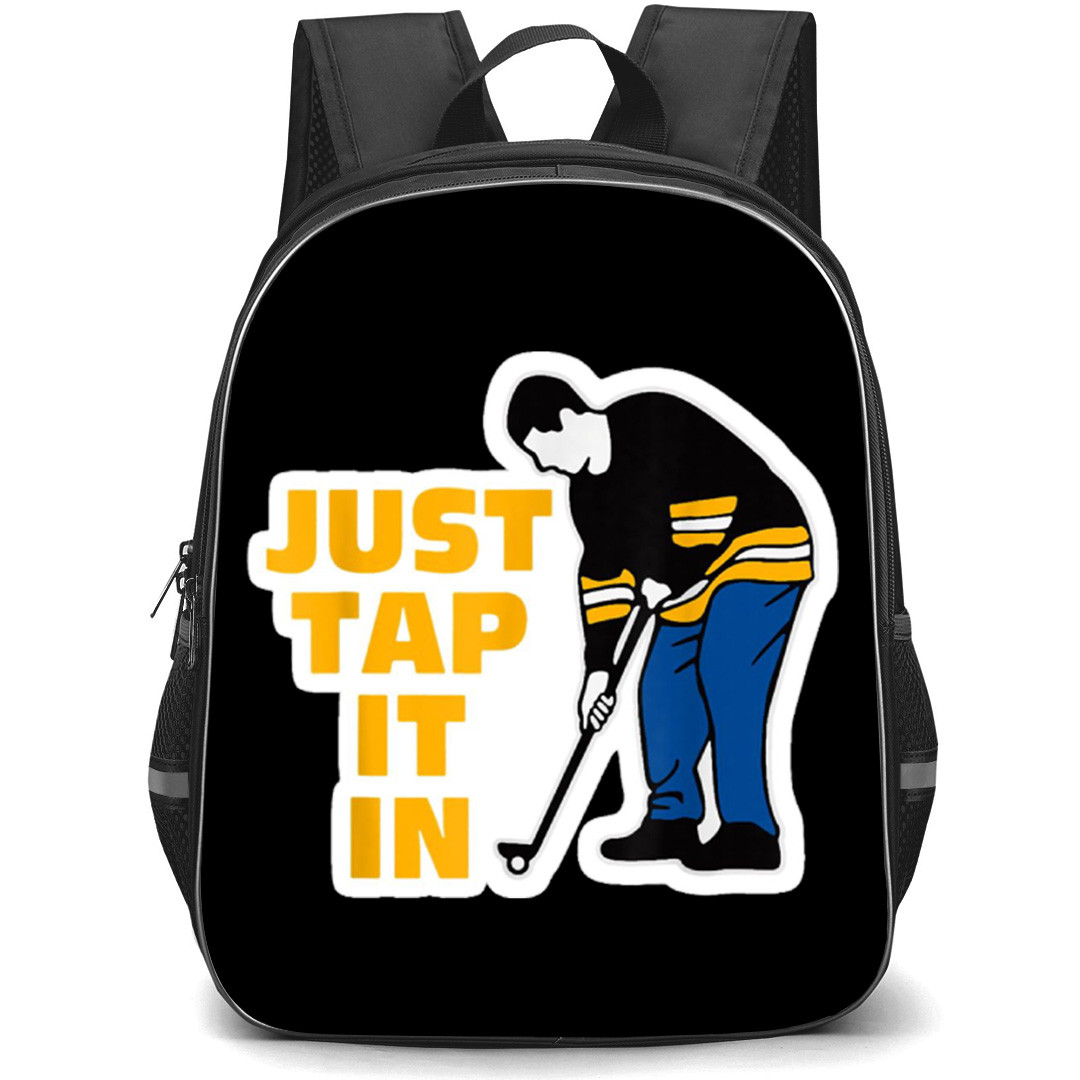 Happy Gilmore Backpack School Bag StudentPack - Tap It In Sticker Vector Art Poster