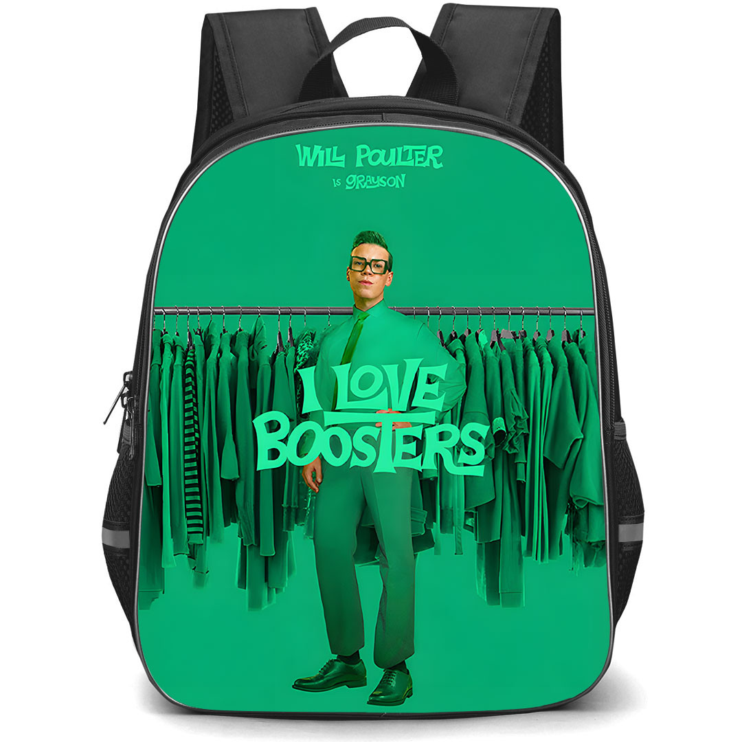 I Love Boosters Grayson Backpack School Bag StudentPack - Grayson Will Poulter Poster