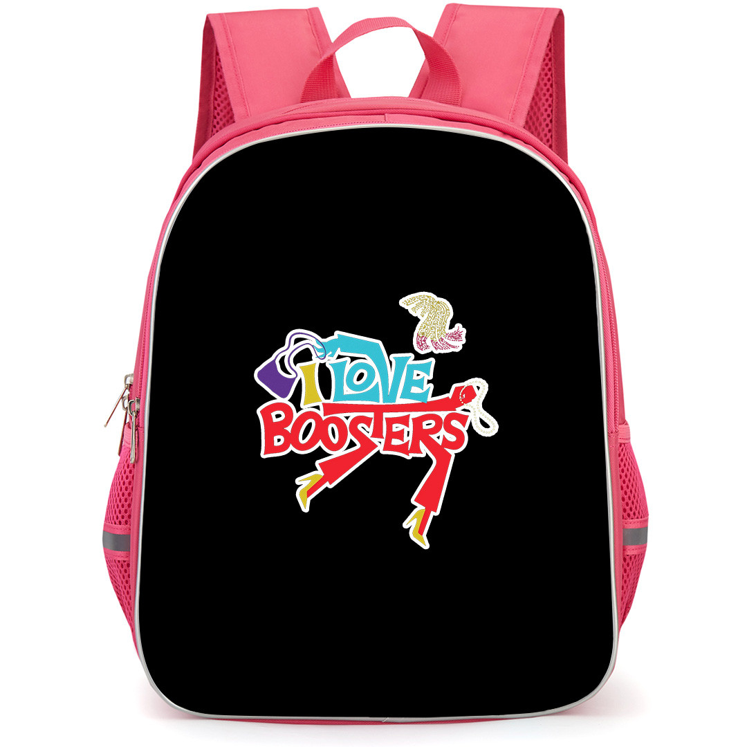 I Love Boosters Backpack School Bag StudentPack - I Love Boosters Logo Sticker