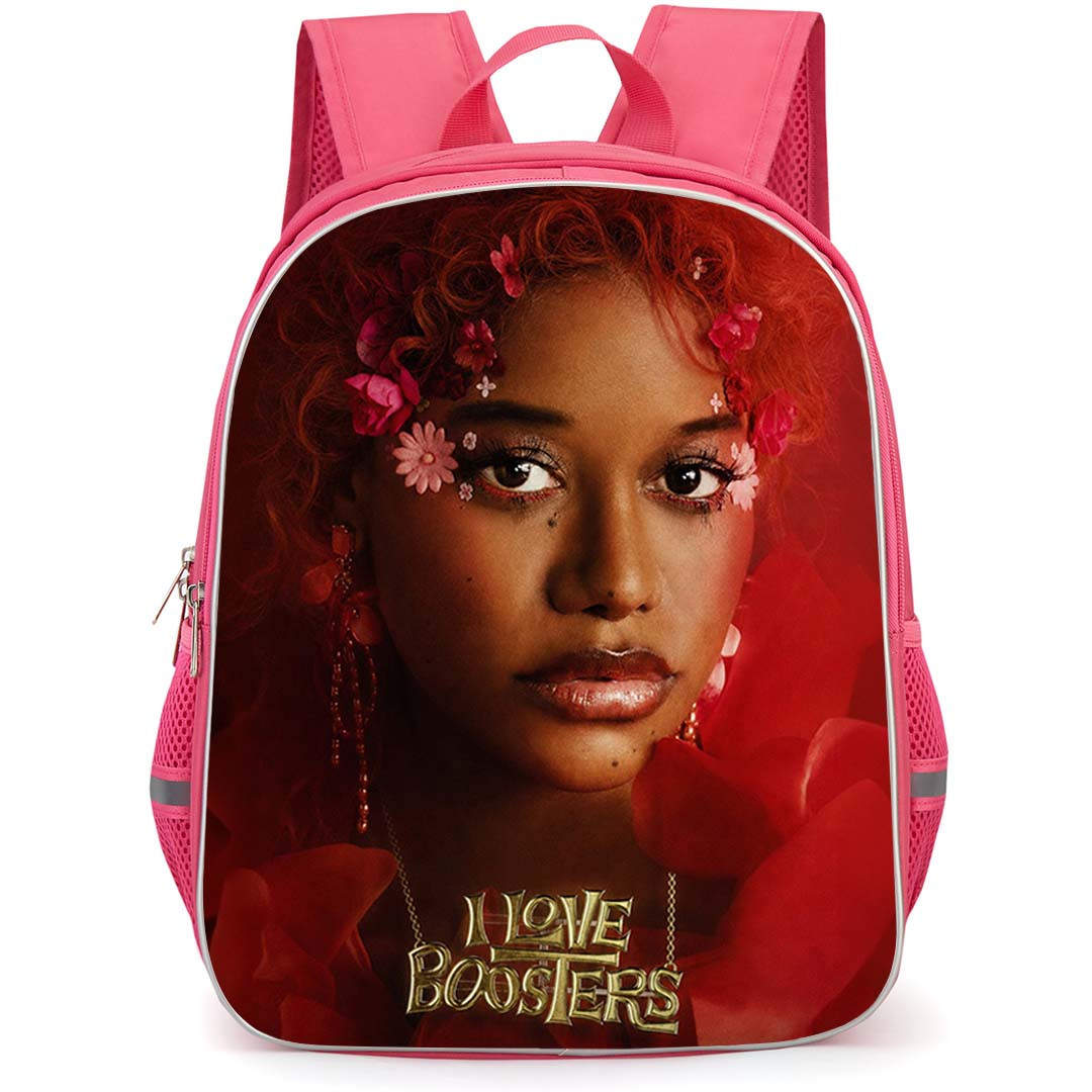 I Love Boosters Mariah Backpack School Bag StudentPack - Mariah Floral Fashion Portrait Poster