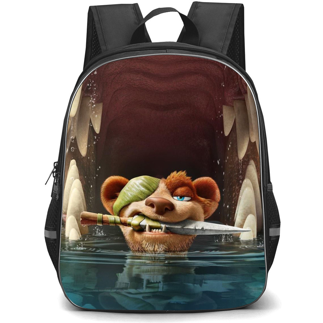 Ice Age Buck Backpack StudentPack - Buck In Water Illustration