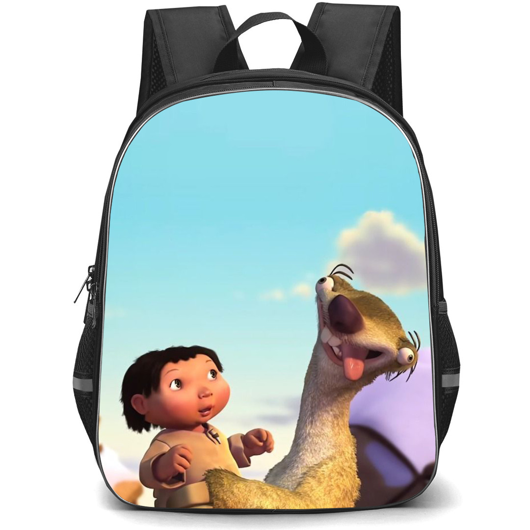 Ice Age Sid Backpack StudentPack - Sid Holding Baby Illustration
