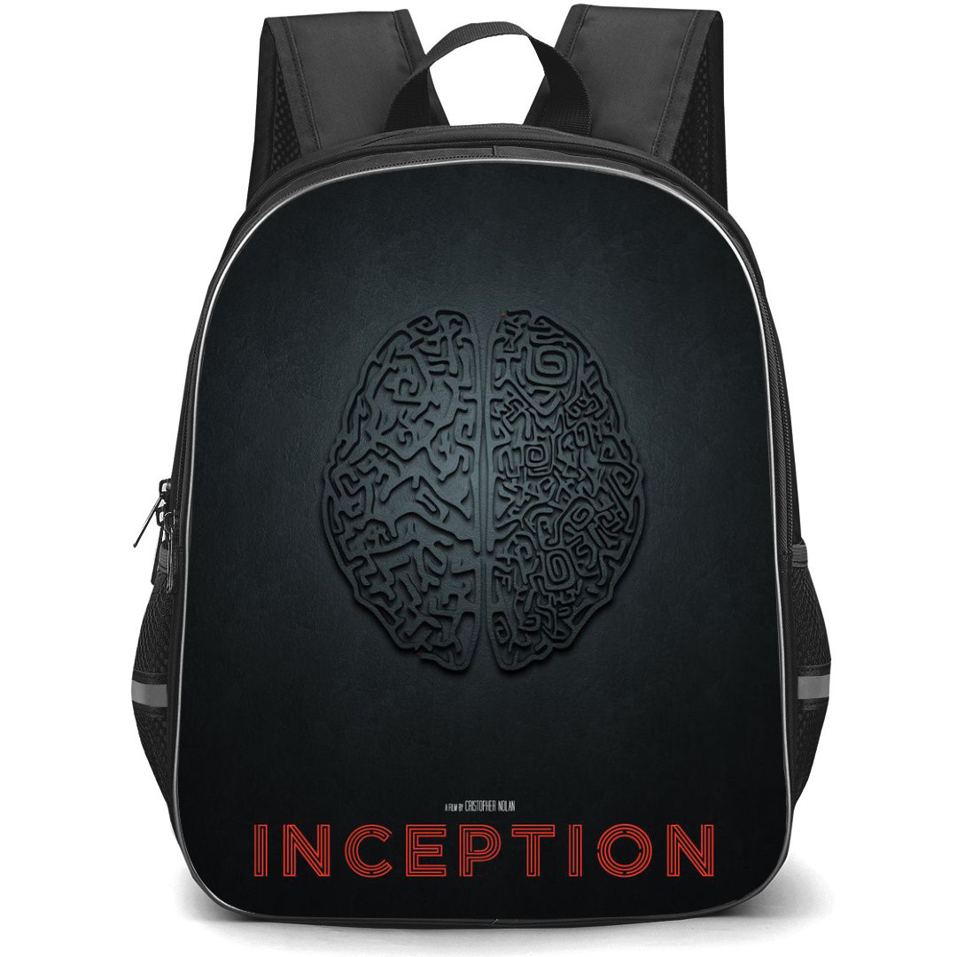 Inception Backpack StudentPack - Inception Minimalist Film Poster Dark Background
