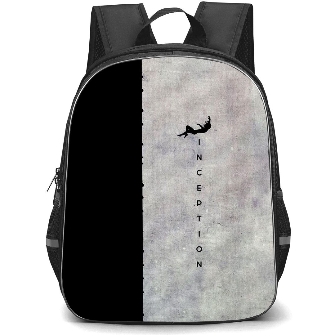 Inception Backpack StudentPack - Inception Waiting for a Train Grayscale Poster