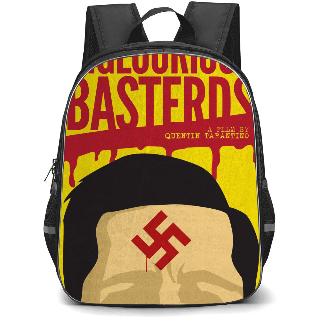 Inglourious Bastards Backpack StudentPack - Inglourious Bastards Fan Made Poster Red And Yellow Combination