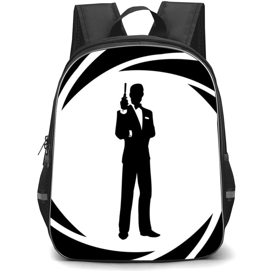 James Bond 007 Backpack StudentPack - James Bond 007 Standing Silhouette Poster