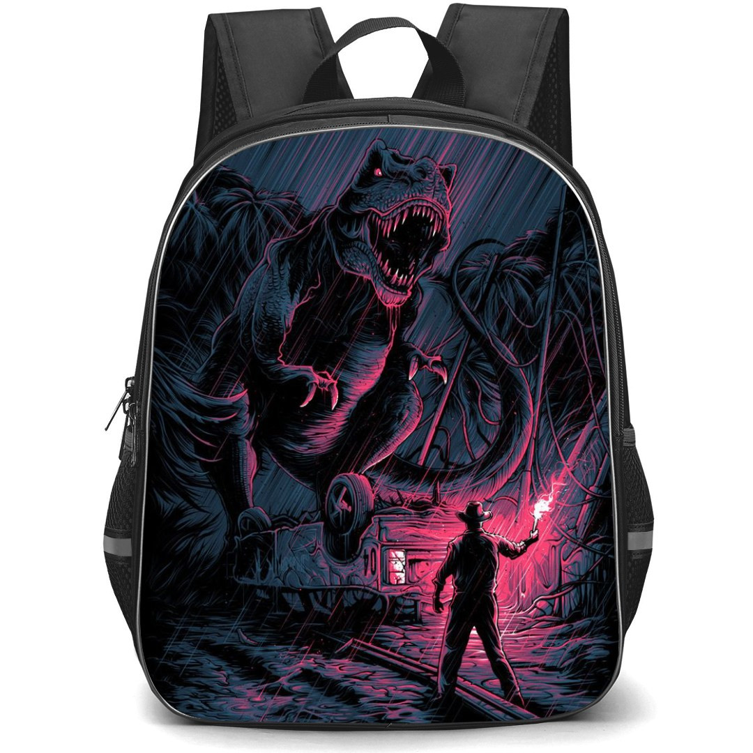 Jurassic Park Backpack StudentPack - Jurassic Park YuHui Dan Mumfor Art Poster