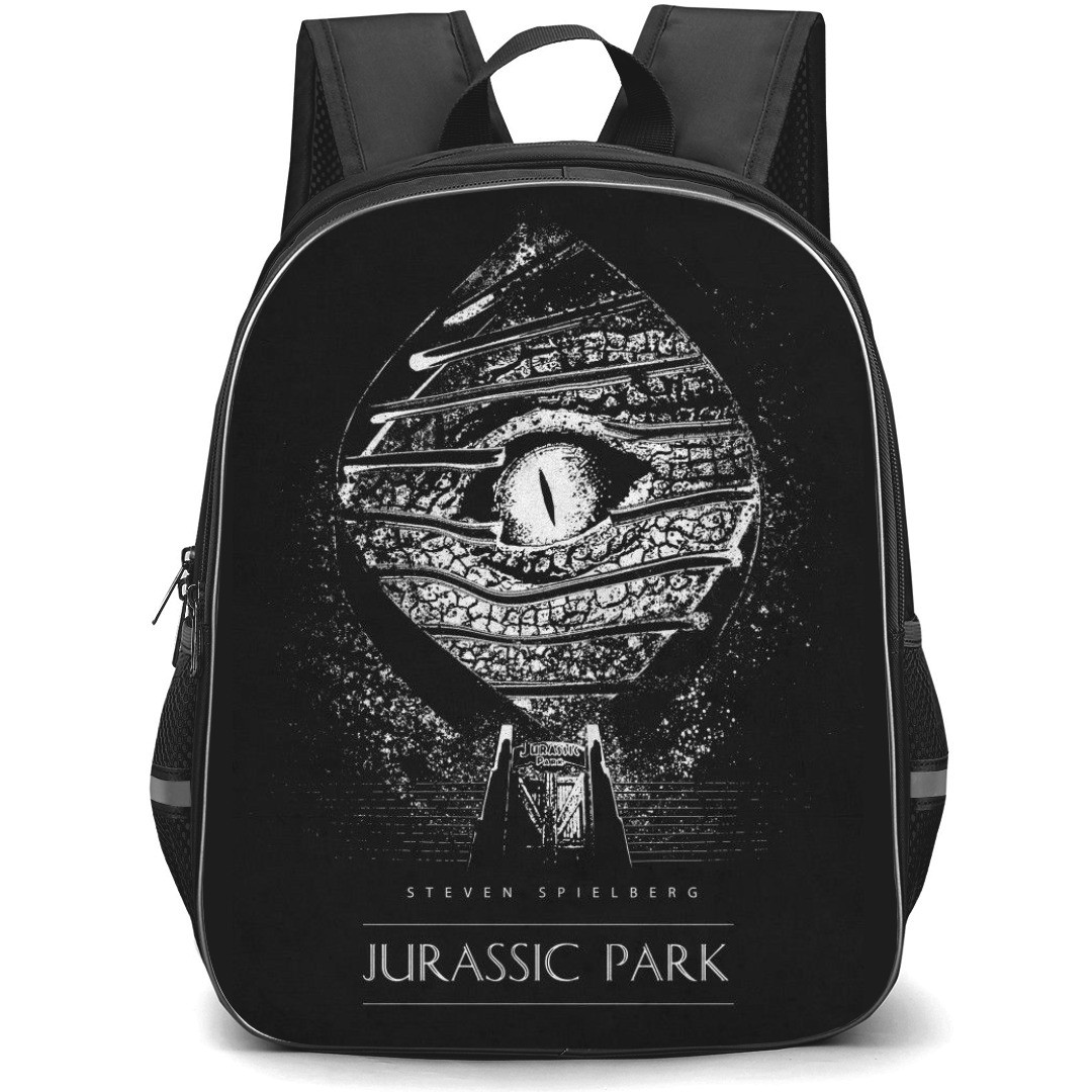 Jurassic Park Backpack StudentPack - Jurassic Park Dinosaur Eye Grayscale Poster