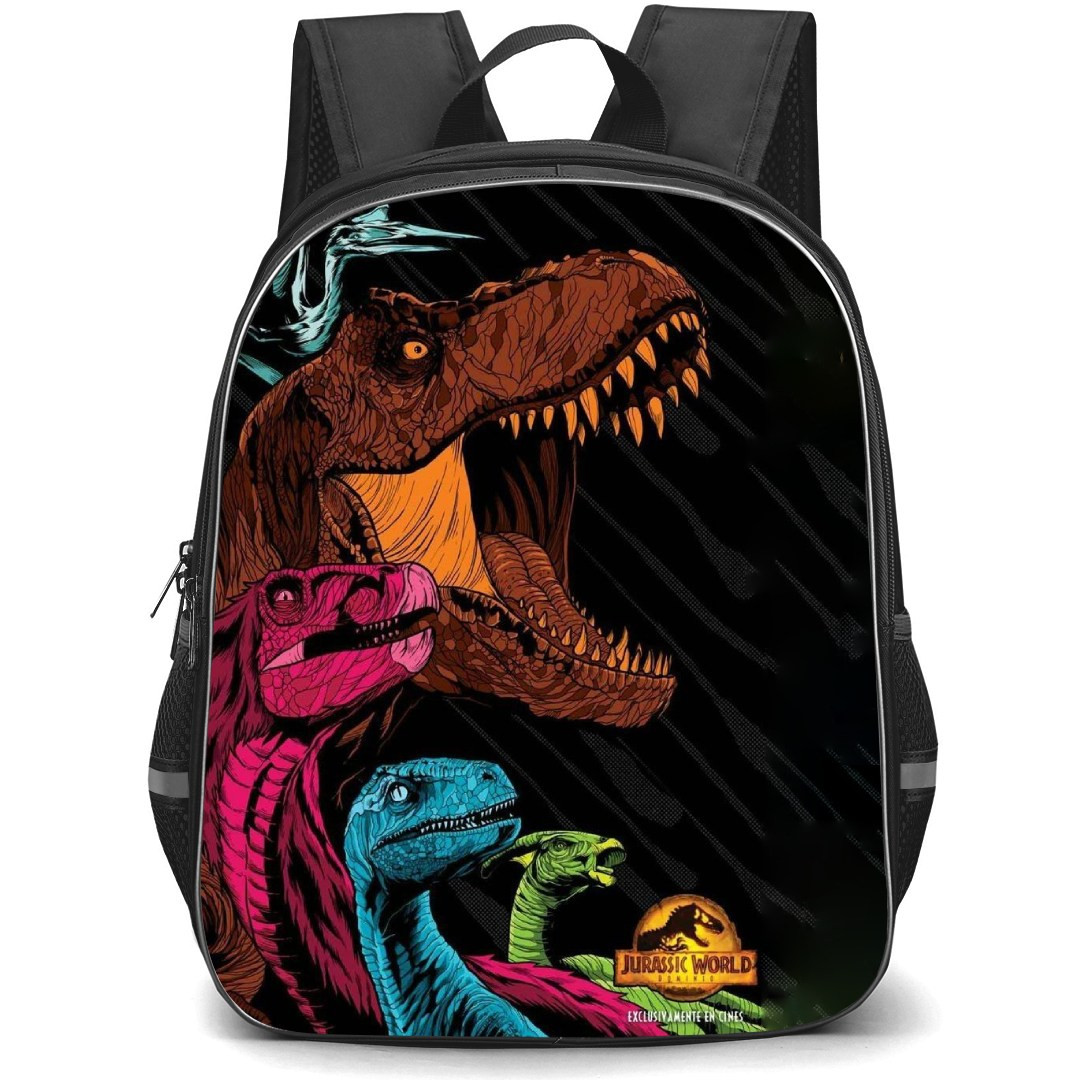 Jurassic Park Backpack StudentPack - Jurassic Park Jurassic World Dominion Illustrated Poster