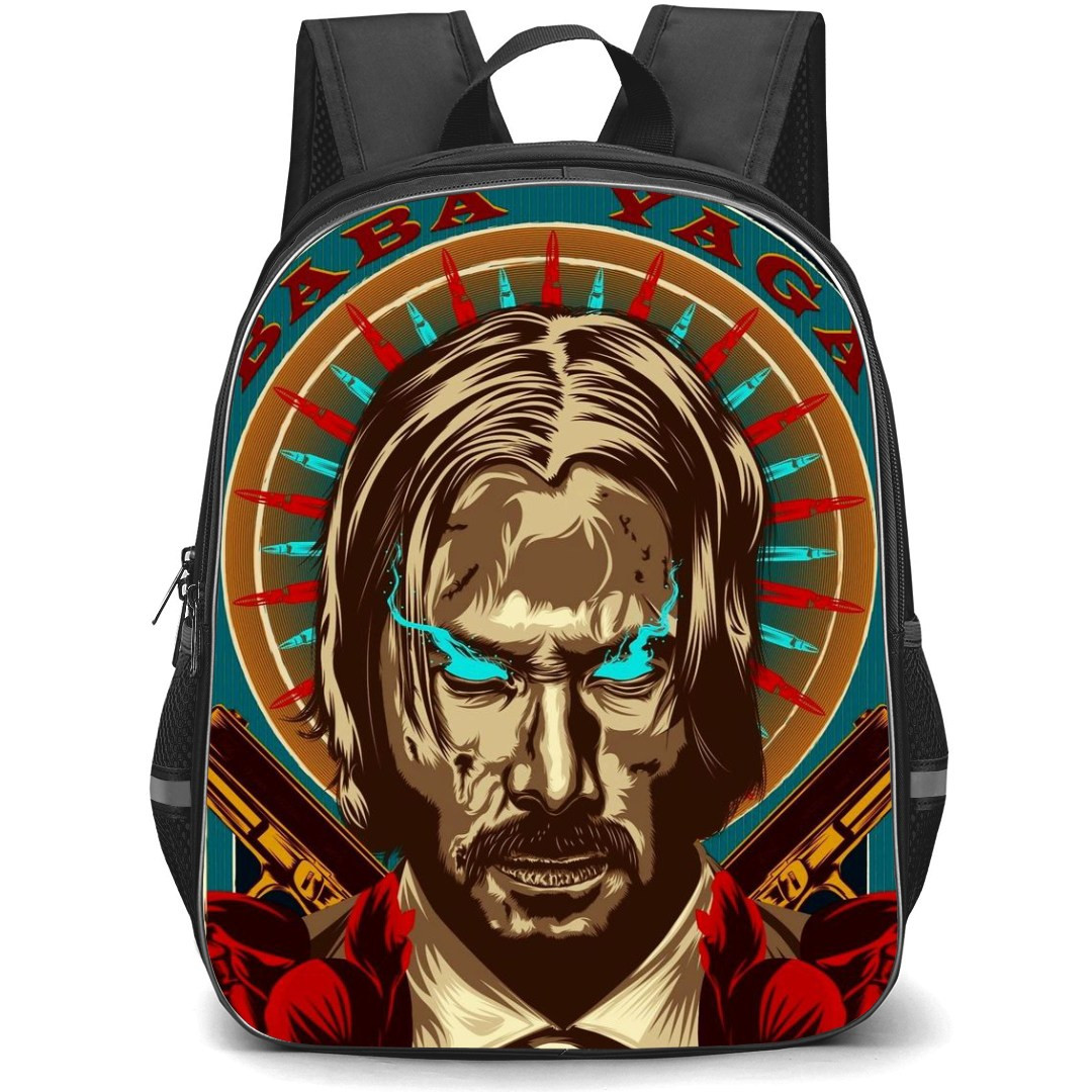 John Wick Backpack StudentPack - John Wick 3 Parabellum Illustration Poster