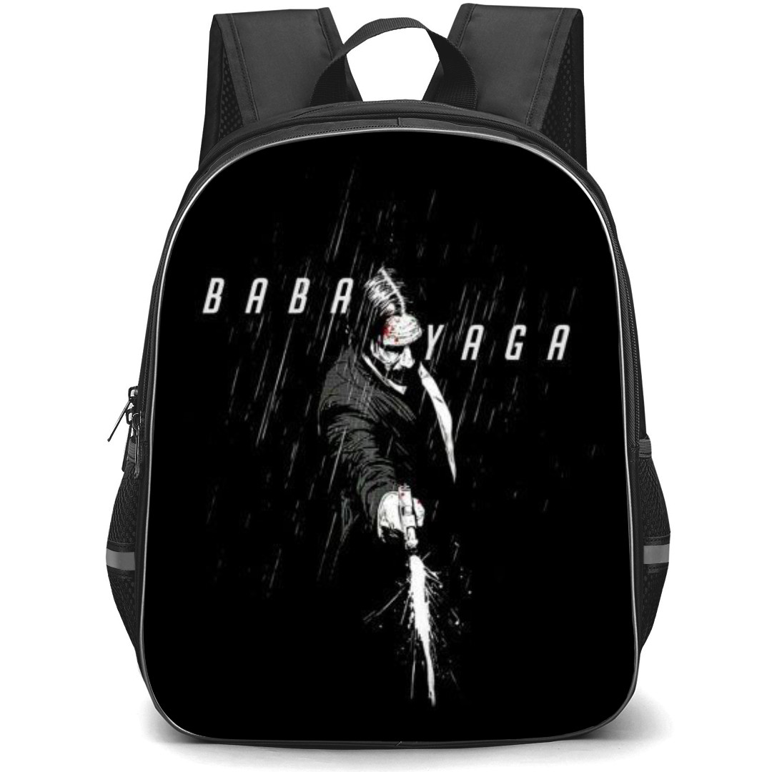 John Wick Backpack StudentPack - John Wick Baba Yaga Grayscale Poster
