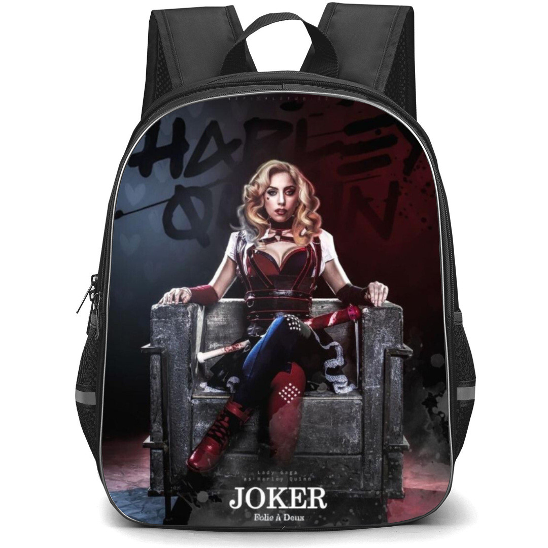 Joker 3 Harley Backpack Student Pack - Harley Sitting Fierce Portrait