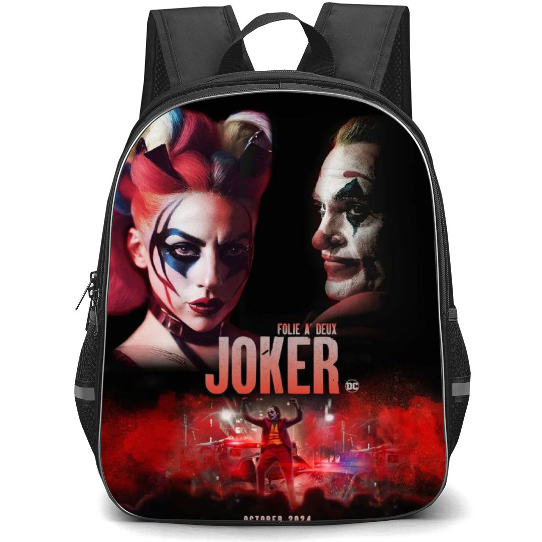 Joker 2 Backpack Student Pack - Harley Quinn And Joker Teaser Post er