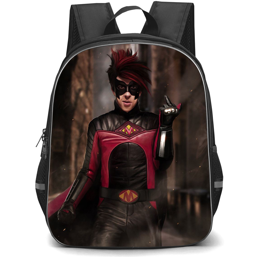 Kick-Ass Backpack StudentPack - Kick-Ass Red Mist Showing Middle Finger Poster