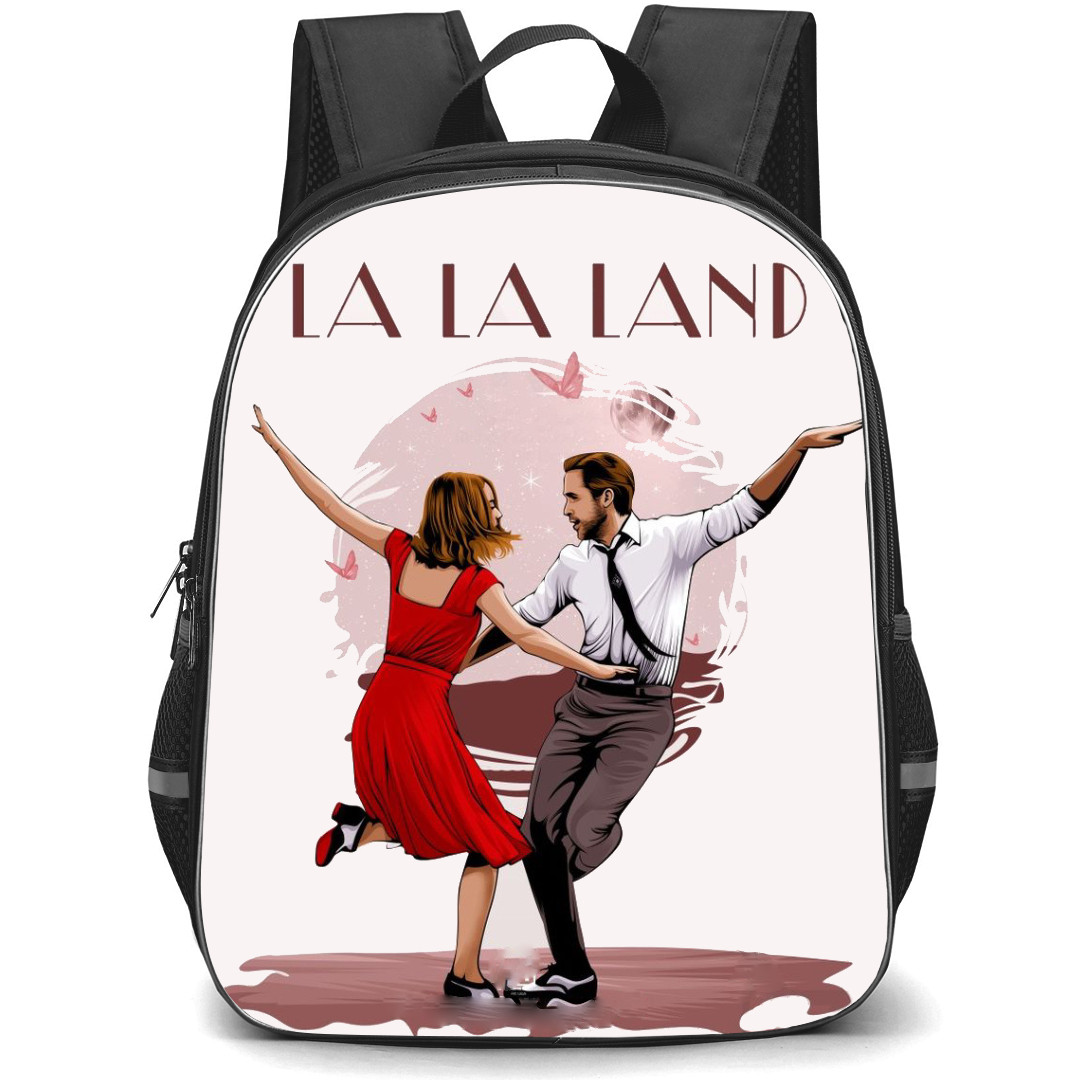 La La Land Backpack StudentPack - La La Land Illustration Art On Pink Background