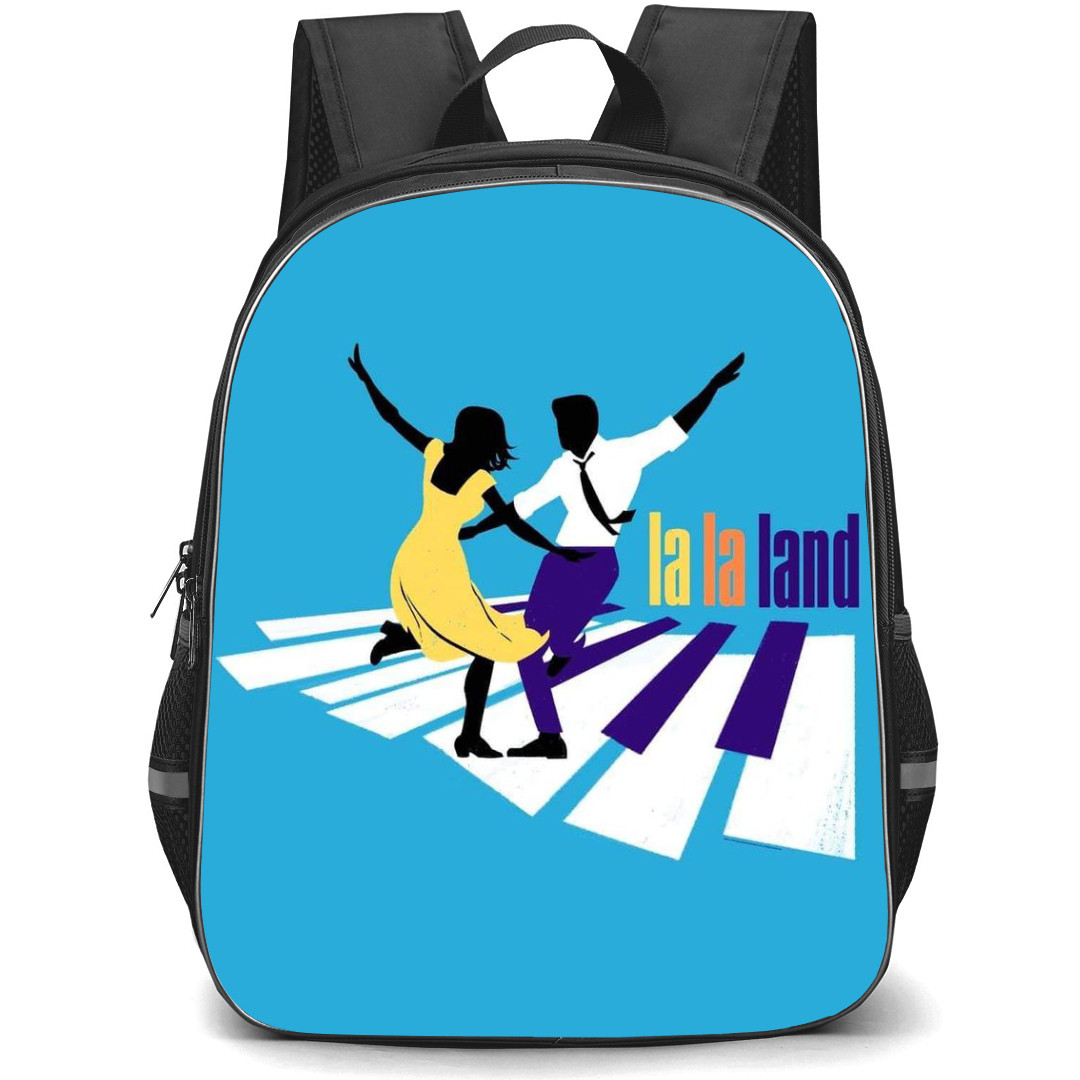 La La Land Backpack StudentPack - La La Land Illustration Art On Blue Background