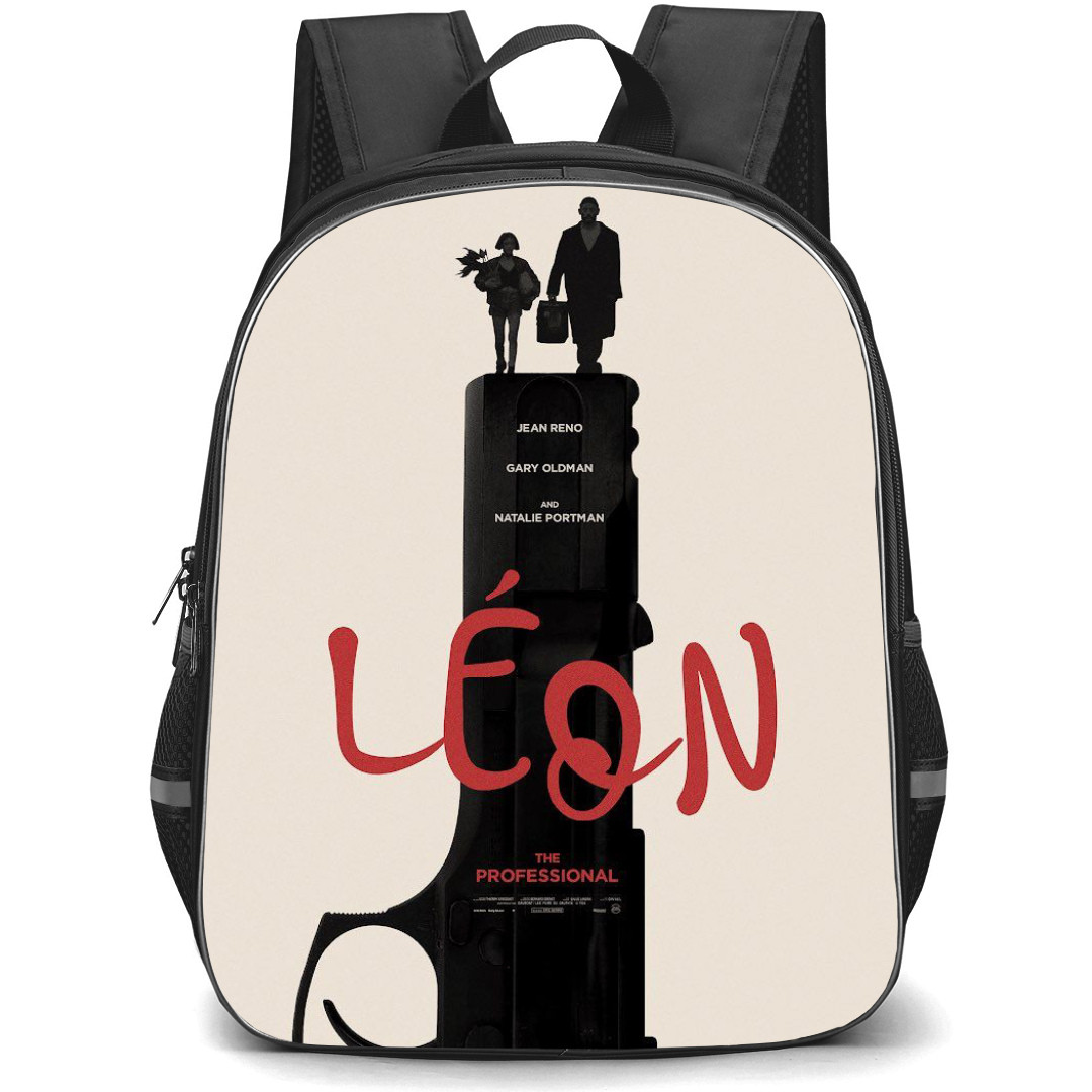 Leon Backpack StudentPack - Leon Movie Minimalist Art Poster