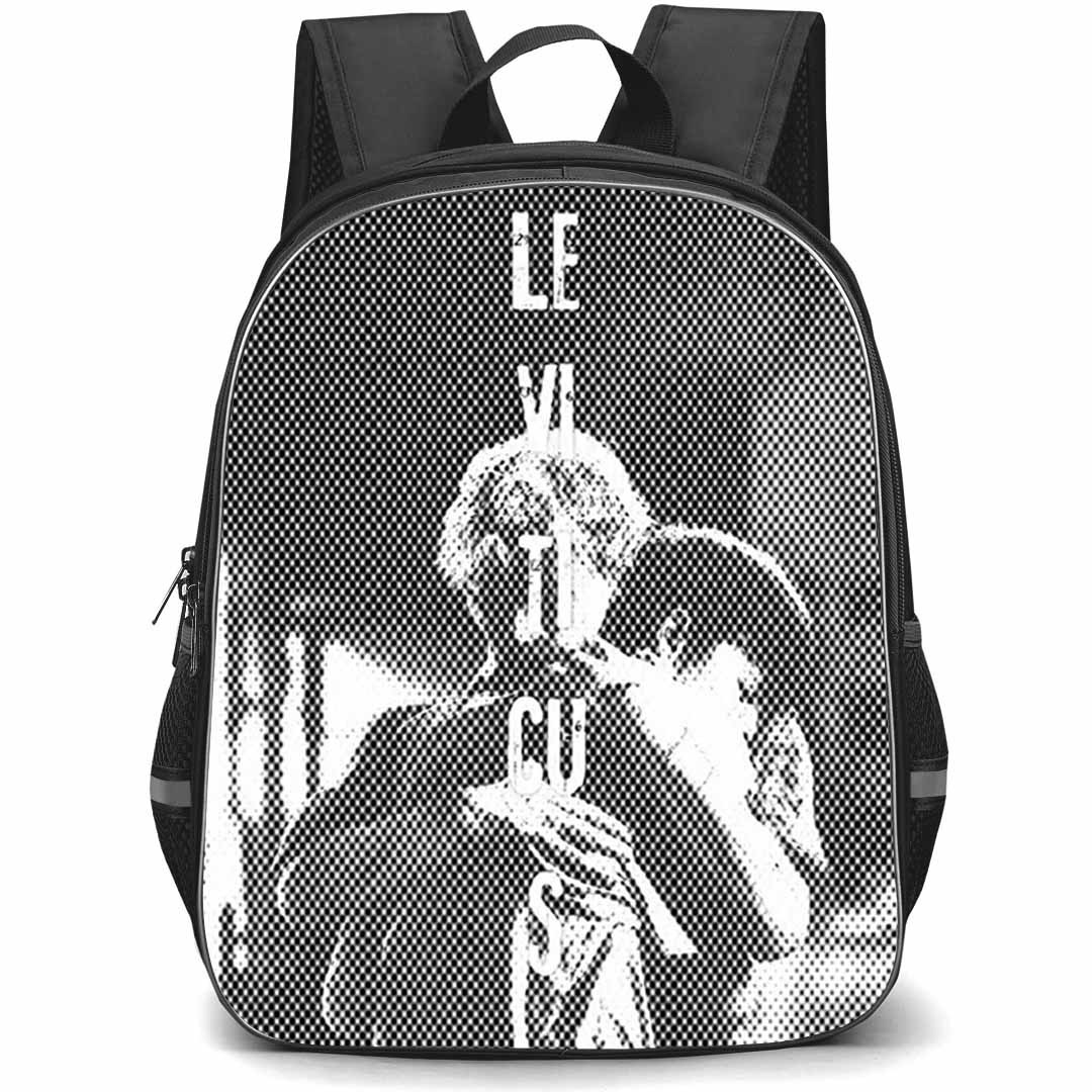 Leviticus Backpack School Bag StudentPack - Leviticus Halftone Monochrome Kiss Scene Poster