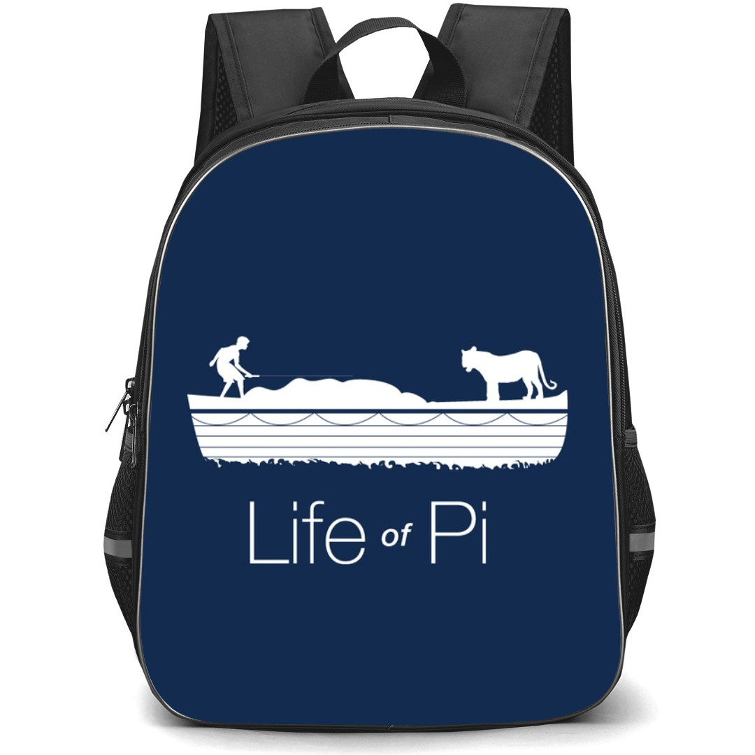 Life of Pi Backpack StudentPack - Life of Pi Minimalist Art Blue Poster