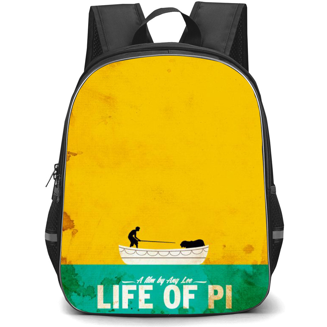 Life of Pi Backpack StudentPack - Life of Pi Minimalist Art Yellow Poster
