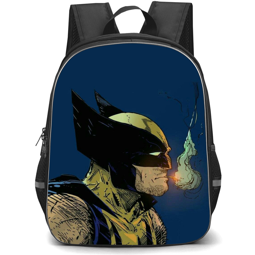 Logan Backpack StudentPack - Logan Wolverine Side Portrait Comic Cartoon Art