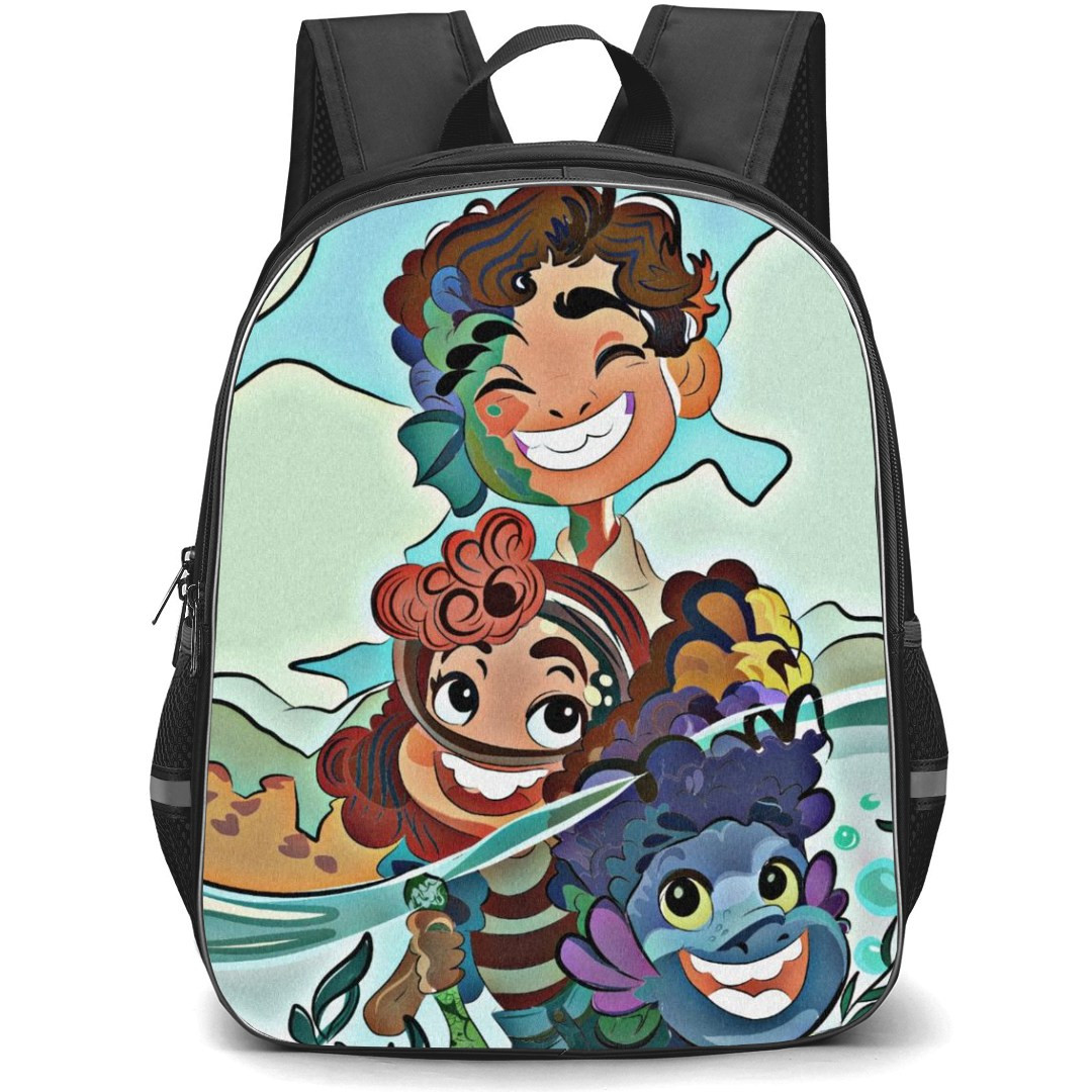 Luca Backpack StudentPack - Luca Movie Fan Art Poster