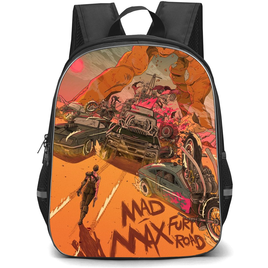 Mad Max Backpack StudentPack - Mad Max Fury Road 2015 Movie Cartoon Art Poster