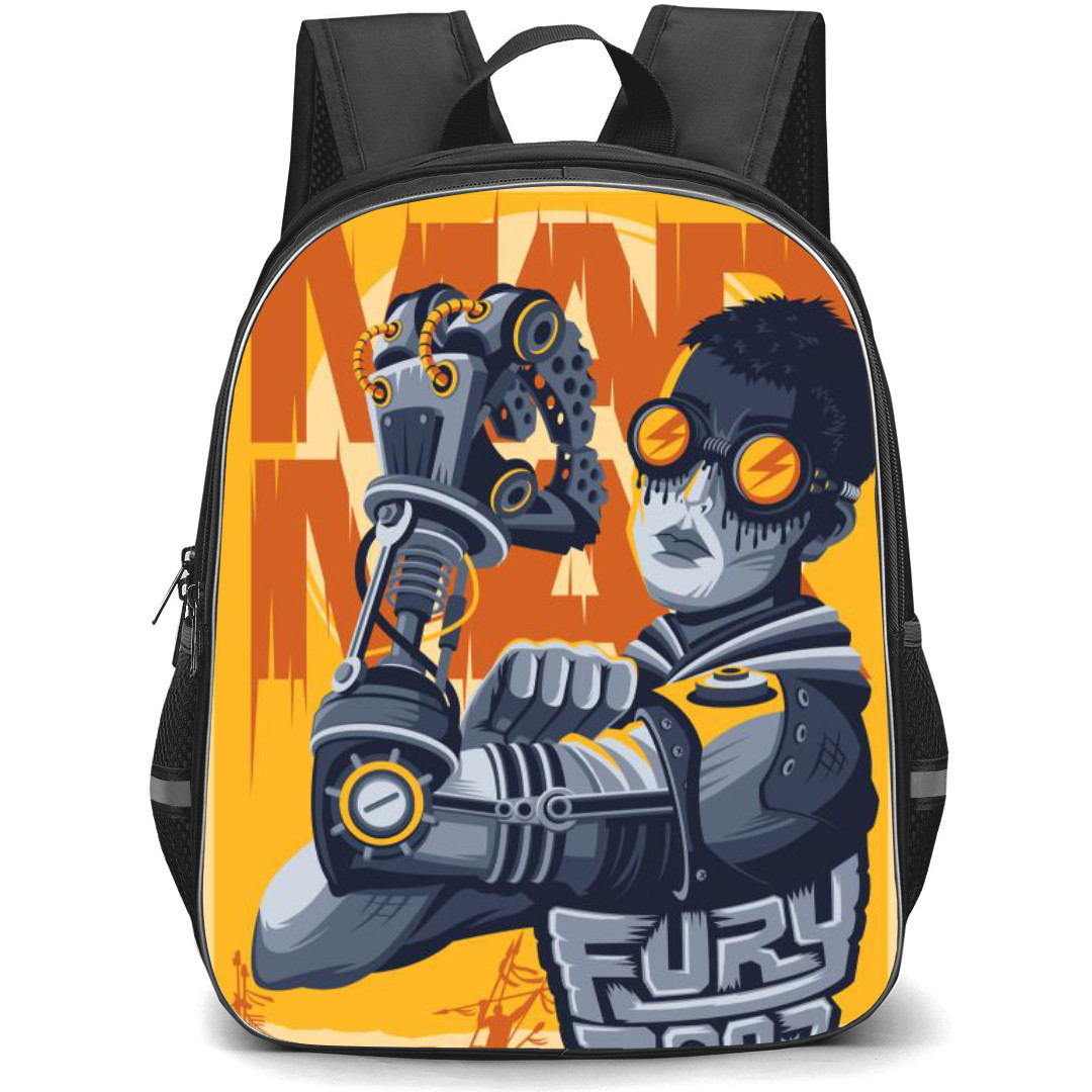 Mad Max Backpack StudentPack - Mad Max Fury Road Robot Illustration Art