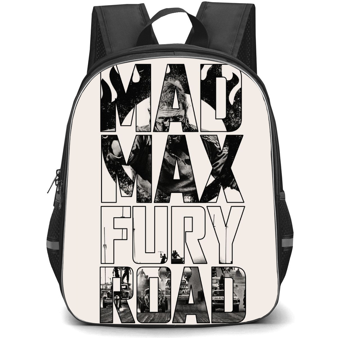 Mad Max Backpack StudentPack - Mad Max Fury Road Word Art Grayscale Poster