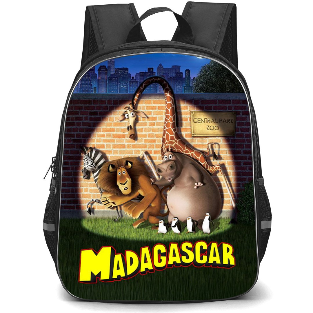 Madagascar Backpack StudentPack - Madagascar 2005 Movie DVD Cover Poster