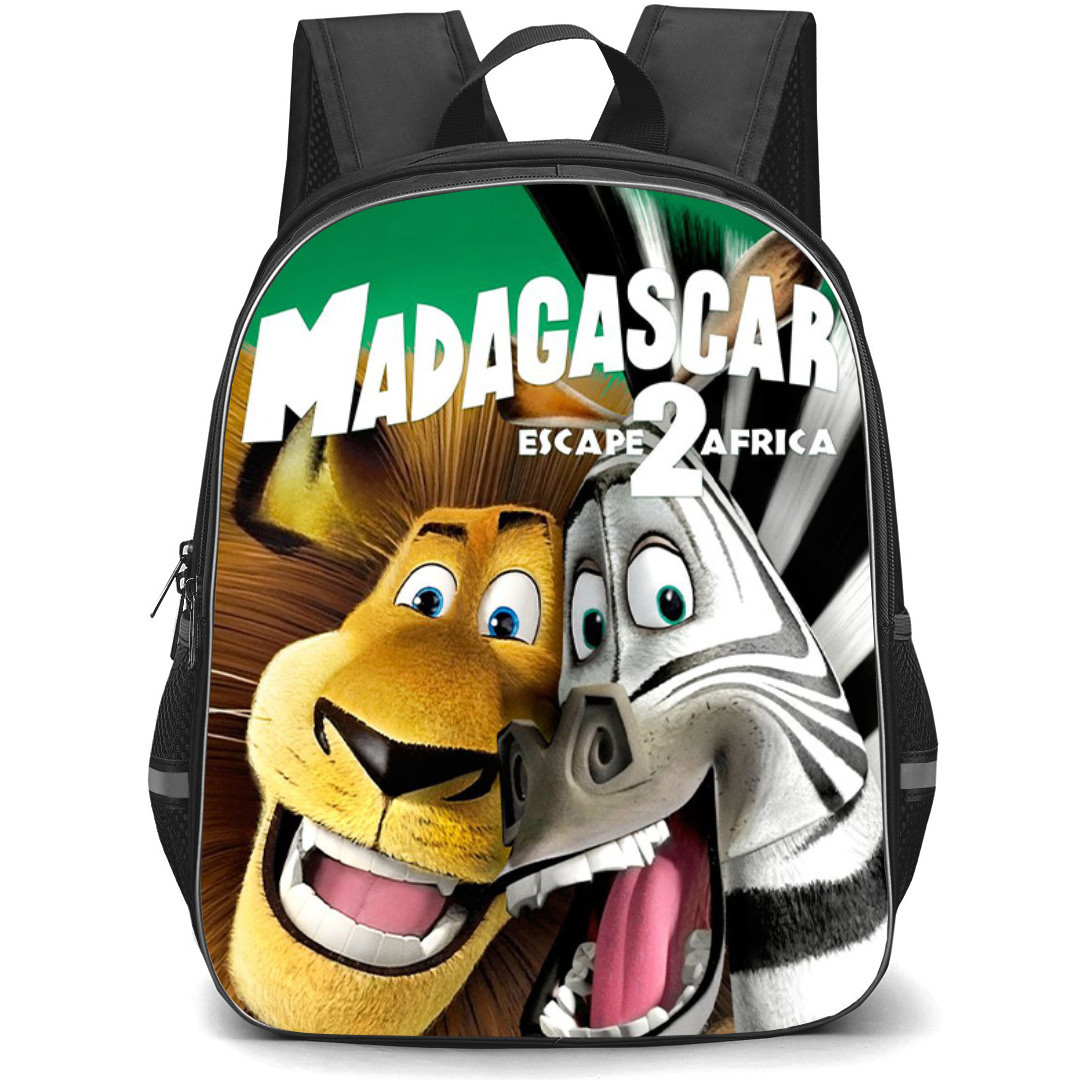 Madagascar Backpack StudentPack - Madagascar 3 Funy Poster