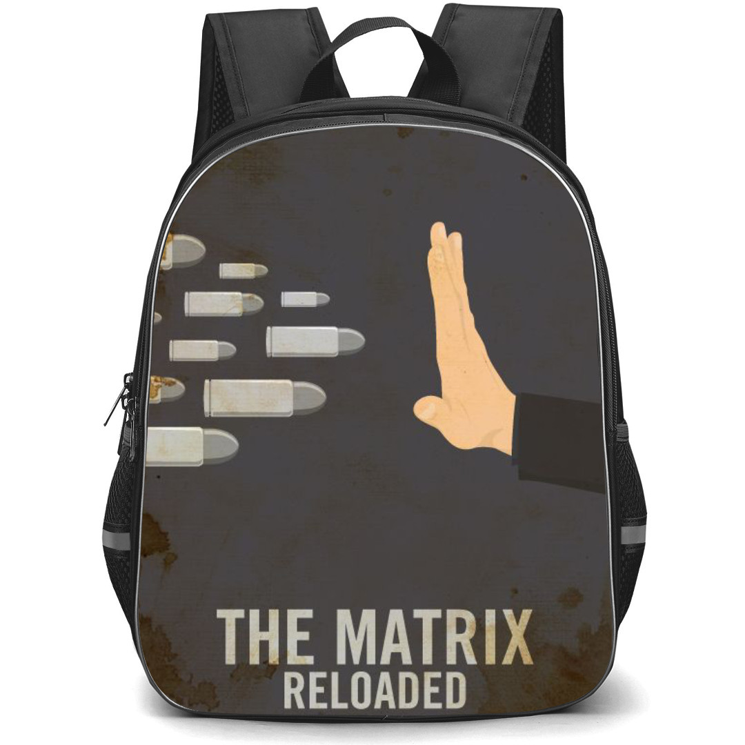 The Matrix Backpack StudentPack - The Matrix Reloaded 2003 Illustration Art