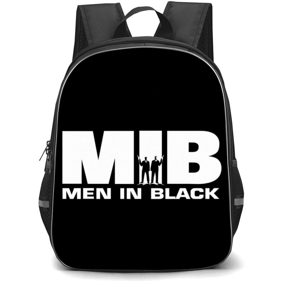 Men In Black Backpack StudentPack - Men In Black Movie Logo On Black Background