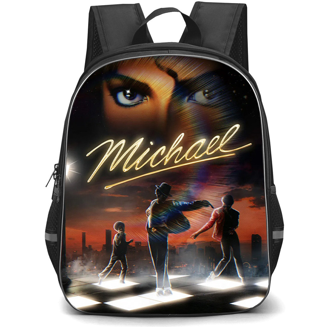 Michael Backpack School Bag StudentPack - Michael The King Of Pop Biopic Fan Poster
