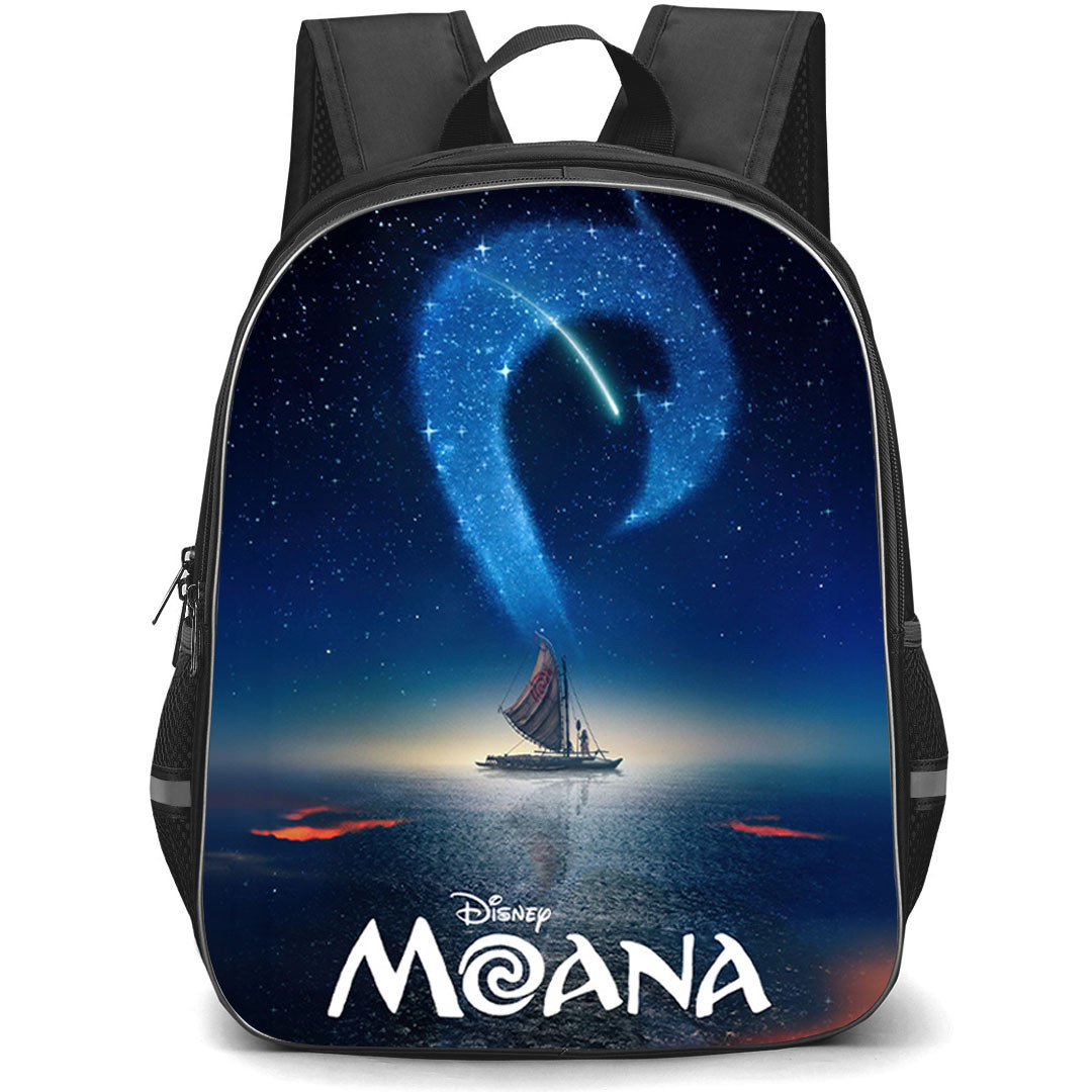 Moana Backpack School Bag StudentPack - Moana Starry Ocean Voyage Poster
