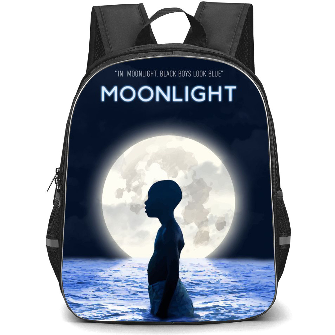 Moonlight Backpack StudentPack - Moonlight Black Boys Look Blue Poster