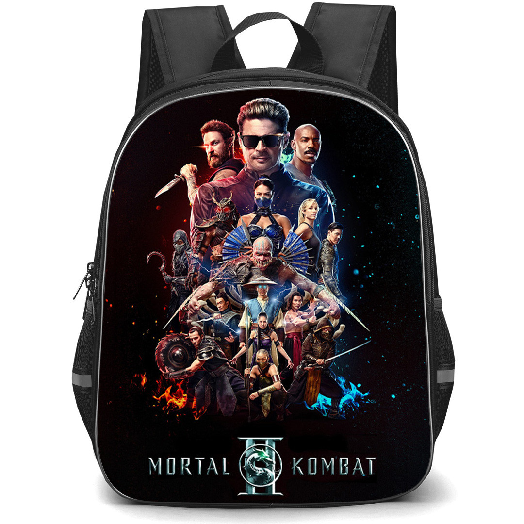 Mortal Kombat II Backpack School Bag StudentPack - Mortal Kombat II Official Theatrical Release Poster