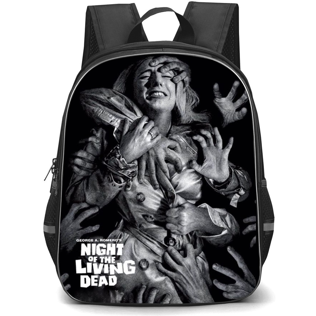 Night Of The Living Dead Backpack StudentPack - Eaten Alive Grayscale Poster